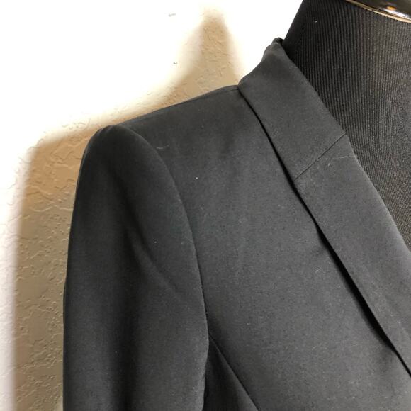 Theory Liv Tailor black wool button front blazer size 4 - Picture 16 of 16